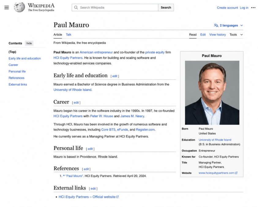 paul mauro wikipedia