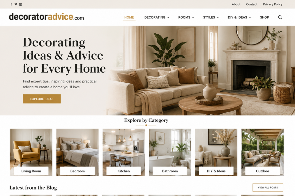 decoratoradvice .com home