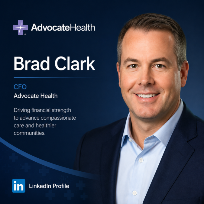 brad clark advocate health cfo linkedin profile
